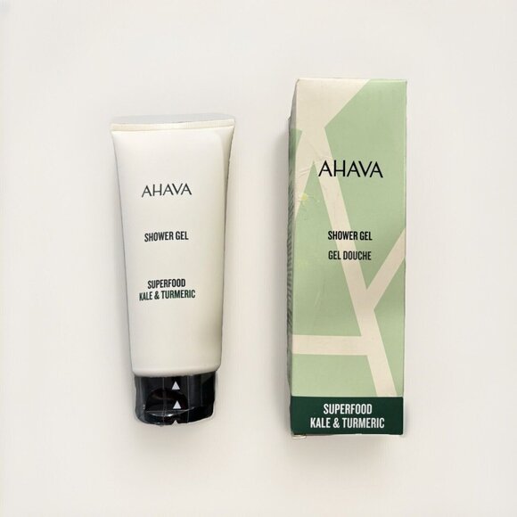 AHAVA Other - AHAVA Shower Gel Superfood KALE & TURMERIC 6.8 Fl Oz New-Boxed